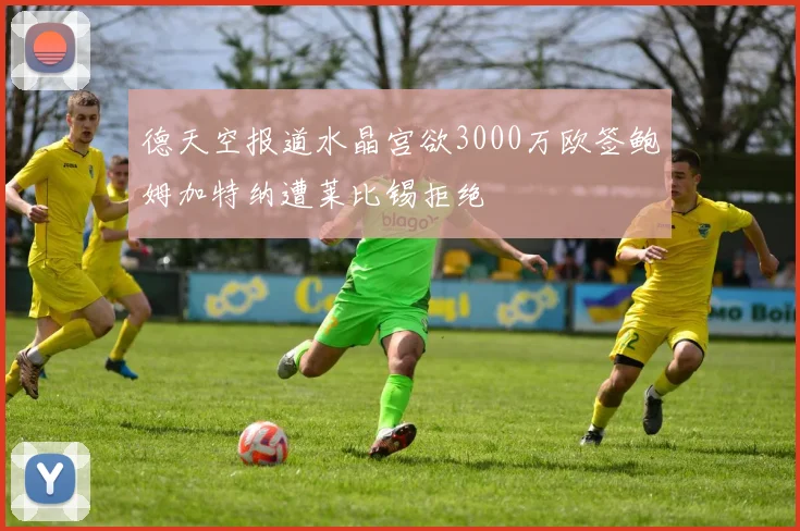 德天空报道水晶宫欲3000万欧签鲍姆加特纳遭莱比锡拒绝